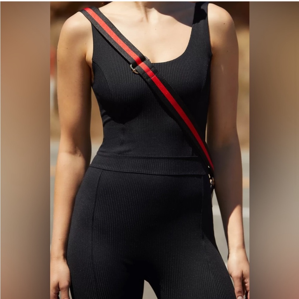 Anthropologie Year of Ours Ribbed Reformer Onesie - Picture 3 of 5